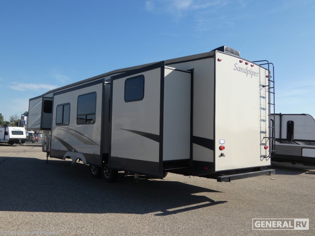 Contact us now about this 2018 Forest River Sandpiper 365SAQB! 2018 Sandpiper 365SAQB by Forest River from General RV Center in Mount Clemens, Michigan