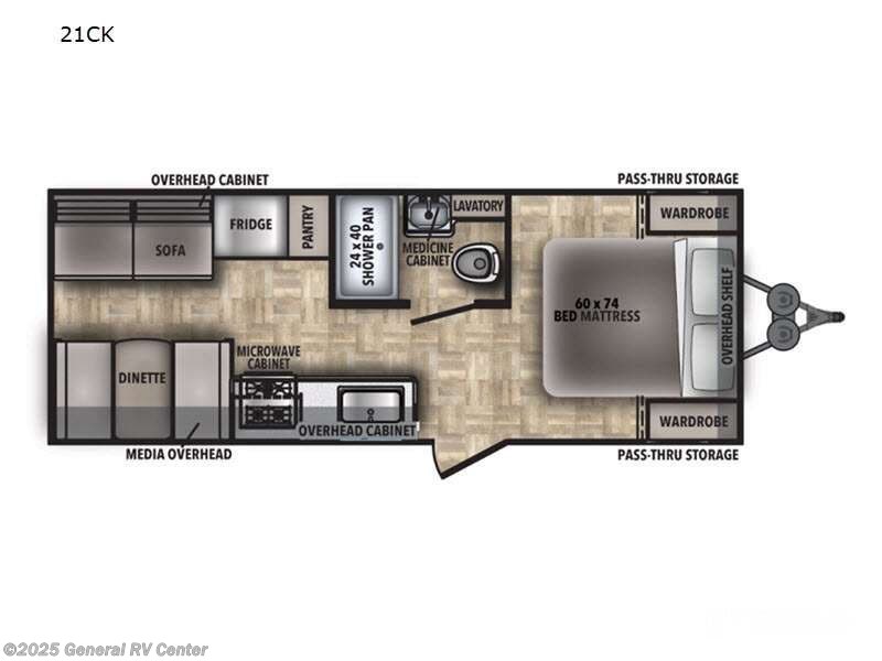 Call now about this 2023 Shasta Shasta 21CK! 2023 Shasta Shasta 21CK - Used Travel Trailer For Sale by General RV Center in Elizabethtown, Pennsylvania