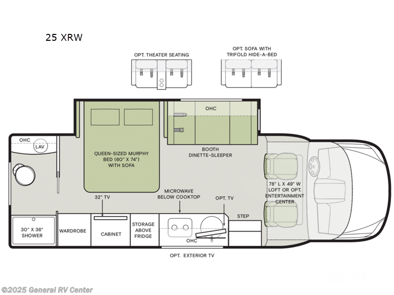 Call now about this 2026 Tiffin Wayfarer 25XRW! 2026 Tiffin Wayfarer 25XRW - New Class C For Sale by General RV Center in Wayland, Michigan