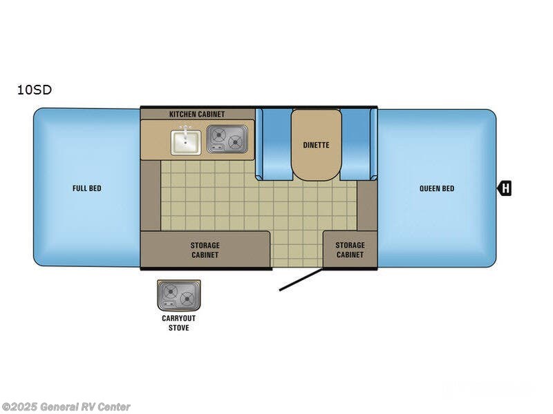Call now about this 2017 Jayco 10SD! 2017 Jayco 10SD - Used Popup For Sale by General RV Center in Wayland, Michigan