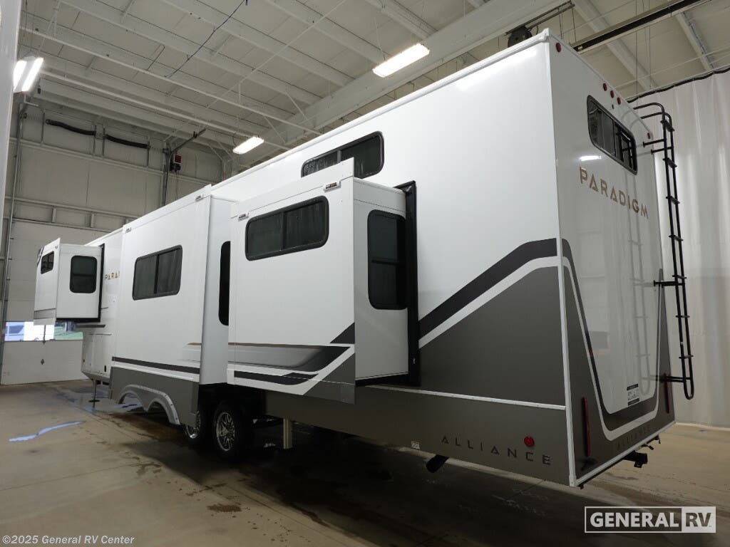Contact us now about this 2026 Alliance RV Paradigm 395DS! 2026 Paradigm 395DS by Alliance RV from General RV Center in Wayland, Michigan
