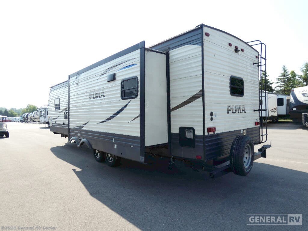 Contact us now about this 2019 Palomino Puma 31RKSS-2SLD! 2019 Puma 31RKSS-2SLD by Palomino from General RV Center in Wayland, Michigan