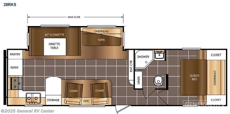 Call now about this 2016 Prime Time Avenger 28RKS-1SL! 2016 Prime Time Avenger 28RKS-1SL - Used Travel Trailer For Sale by General RV Center in Wayland, Michigan