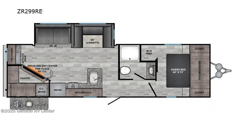 Call now about this 2020 CrossRoads Zinger 299RE! 2020 CrossRoads Zinger 299RE - Used Travel Trailer For Sale by General RV Center in Wayland, Michigan