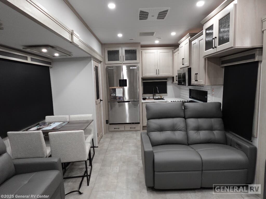 Call now about this 2025 Grand Design Solitude 417KB! 2025 Grand Design Solitude 417KB - New Fifth Wheel For Sale by General RV Center in Wayland, Michigan