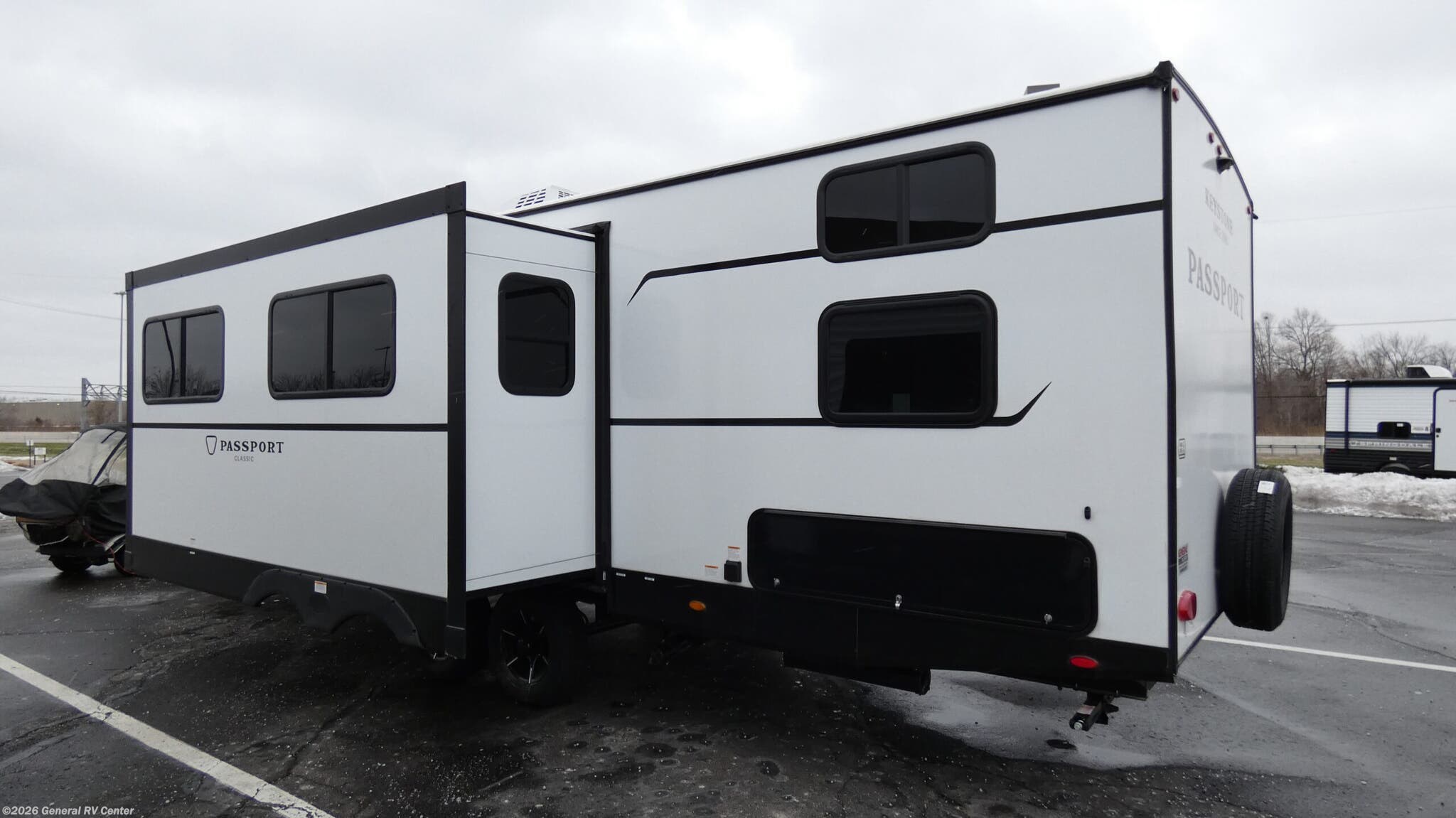 Contact us now about this 2026 Keystone Passport Classic 284QBC! 2026 Passport Classic 284QBC by Keystone from General RV Center in Wixom, Michigan