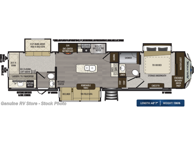 2019 Keystone Avalanche 378BH 2019 Keystone Avalanche 378BH