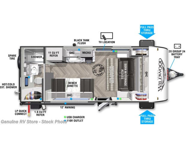 2021 Forest River Wildwood FSX 167RBKX 2021 Forest River Wildwood FSX 167RBKX