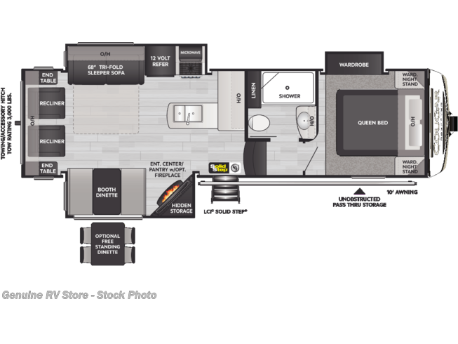 2024 Keystone Cougar 27SGS - New Fifth Wheel For Sale by Genuine RV & Powersports in Nacogdoches, Texas