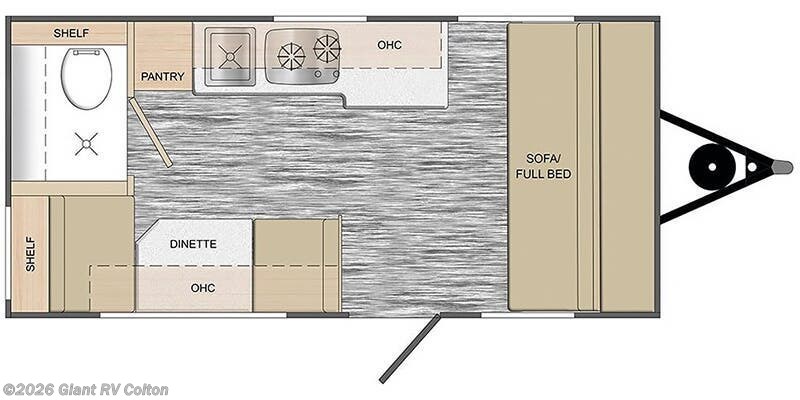 Call now about this 2025 Travel Lite Rove Lite 14FL! 2025 Travel Lite Rove Lite 14FL - New Travel Trailer For Sale by Giant RV in Colton, California