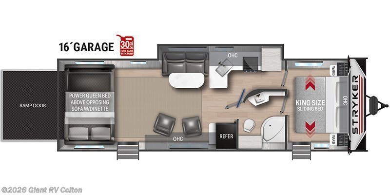 Call now about this 2023 Cruiser RV Stryker ST-2916! 2023 Cruiser RV Stryker ST-2916 - Used Toy Hauler For Sale by Giant RV in Colton, California