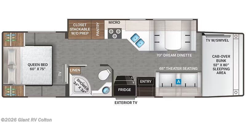 Call now about this 2026 Thor Motor Coach Omni Trail L35! 2026 Thor Motor Coach Omni Trail L35 - New Super C For Sale by Giant RV in Colton, California