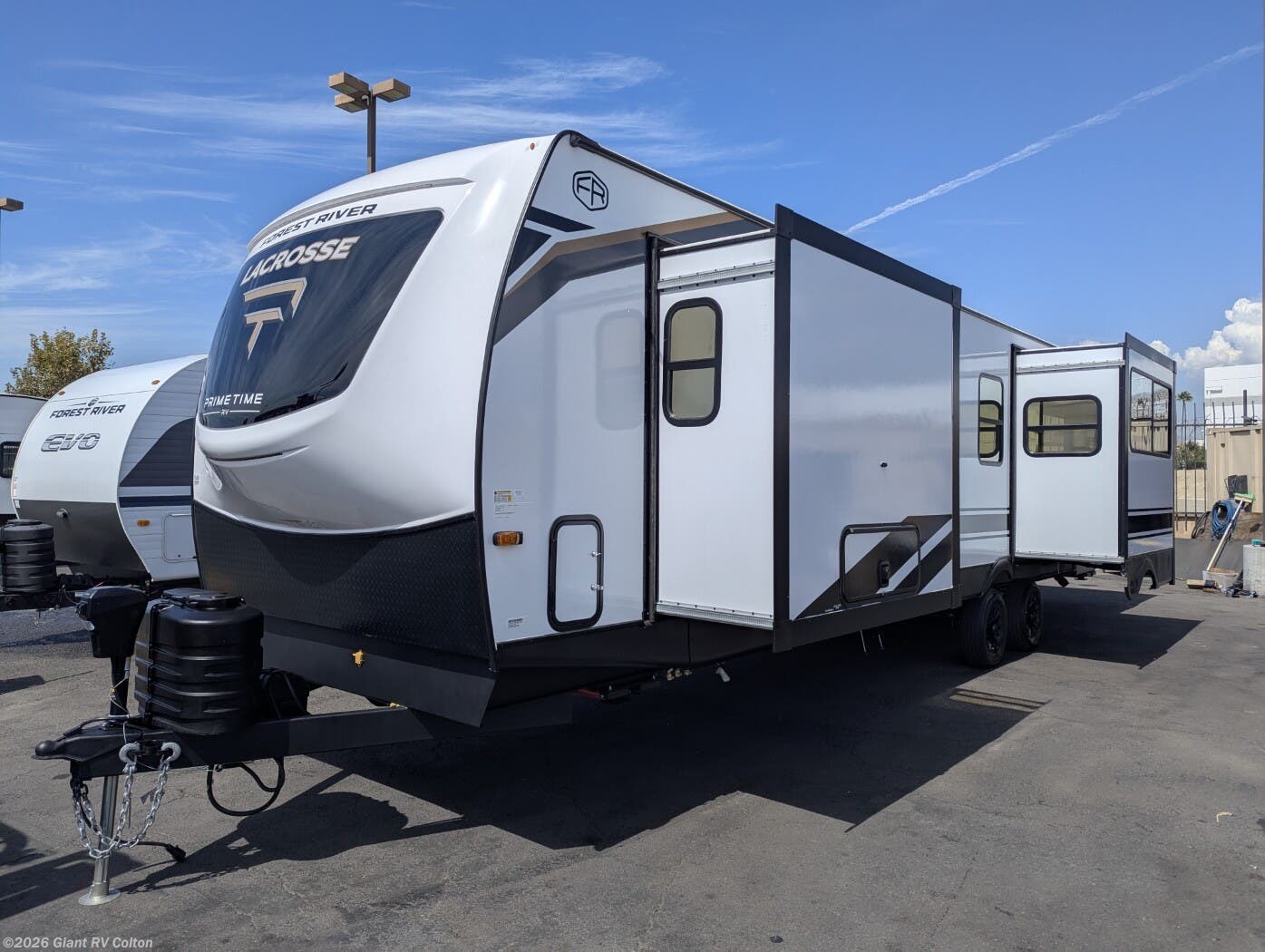 Contact us now about this 2026 Prime Time LaCrosse 3411RK! 2026 LaCrosse 3411RK by Prime Time from Giant RV in Colton, California