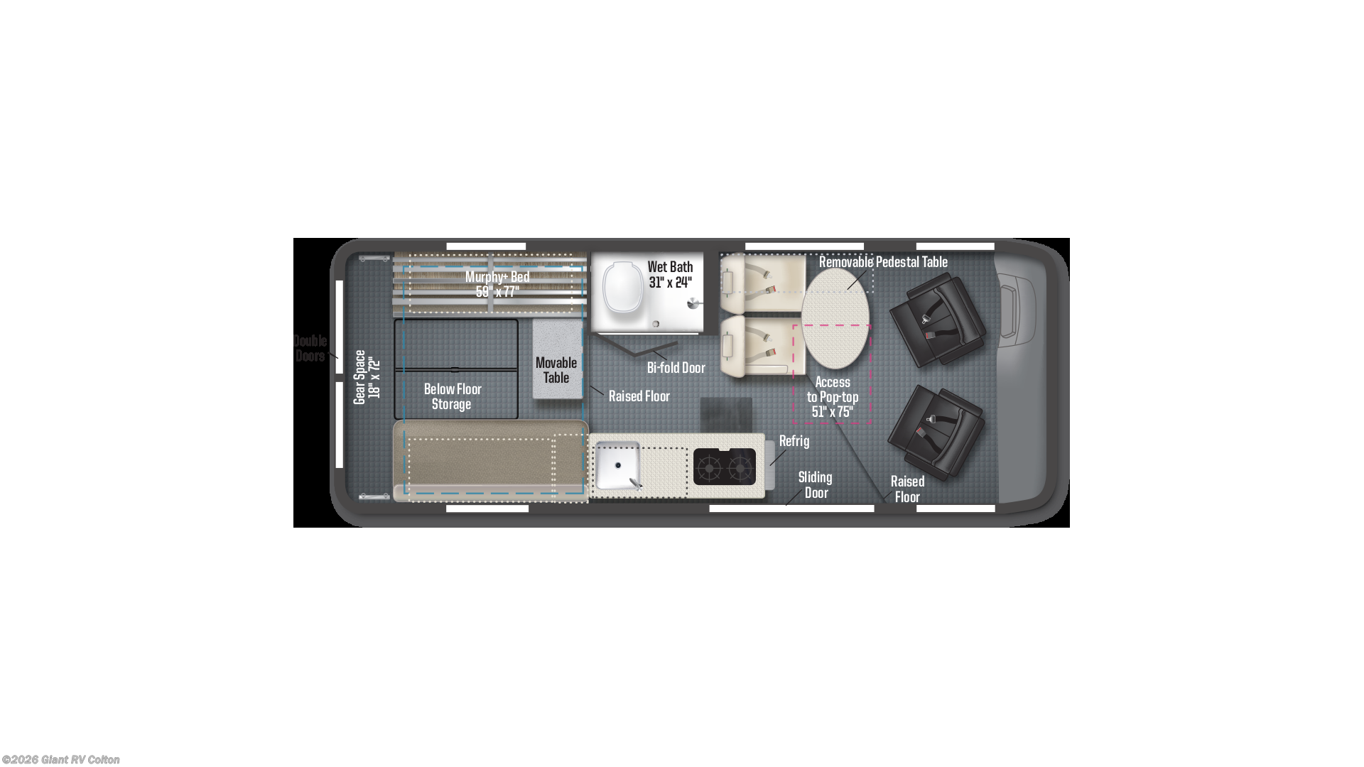 Call now about this 2026 Winnebago Solis 59PX! 2026 Winnebago Solis 59PX - New Class B For Sale by Giant RV in Colton, California