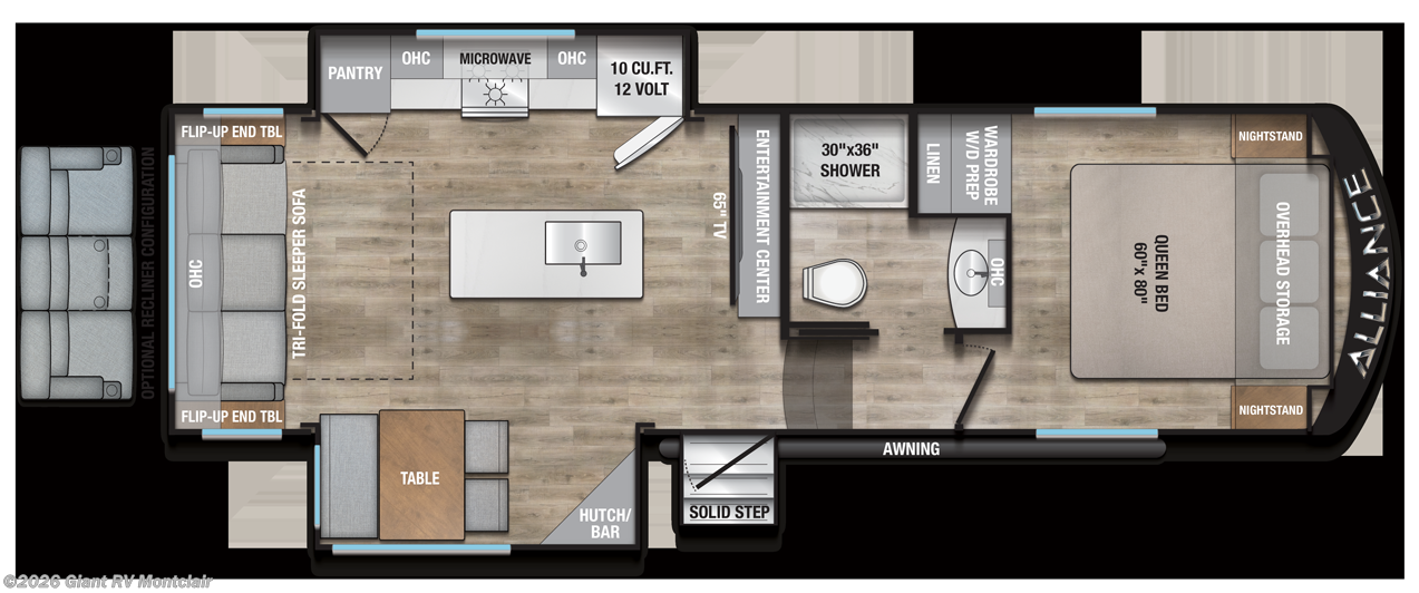 Call now about this 2026 Alliance RV Avenue 25RL! 2026 Alliance RV Avenue 25RL - New Fifth Wheel For Sale by Giant RV in Montclair, California