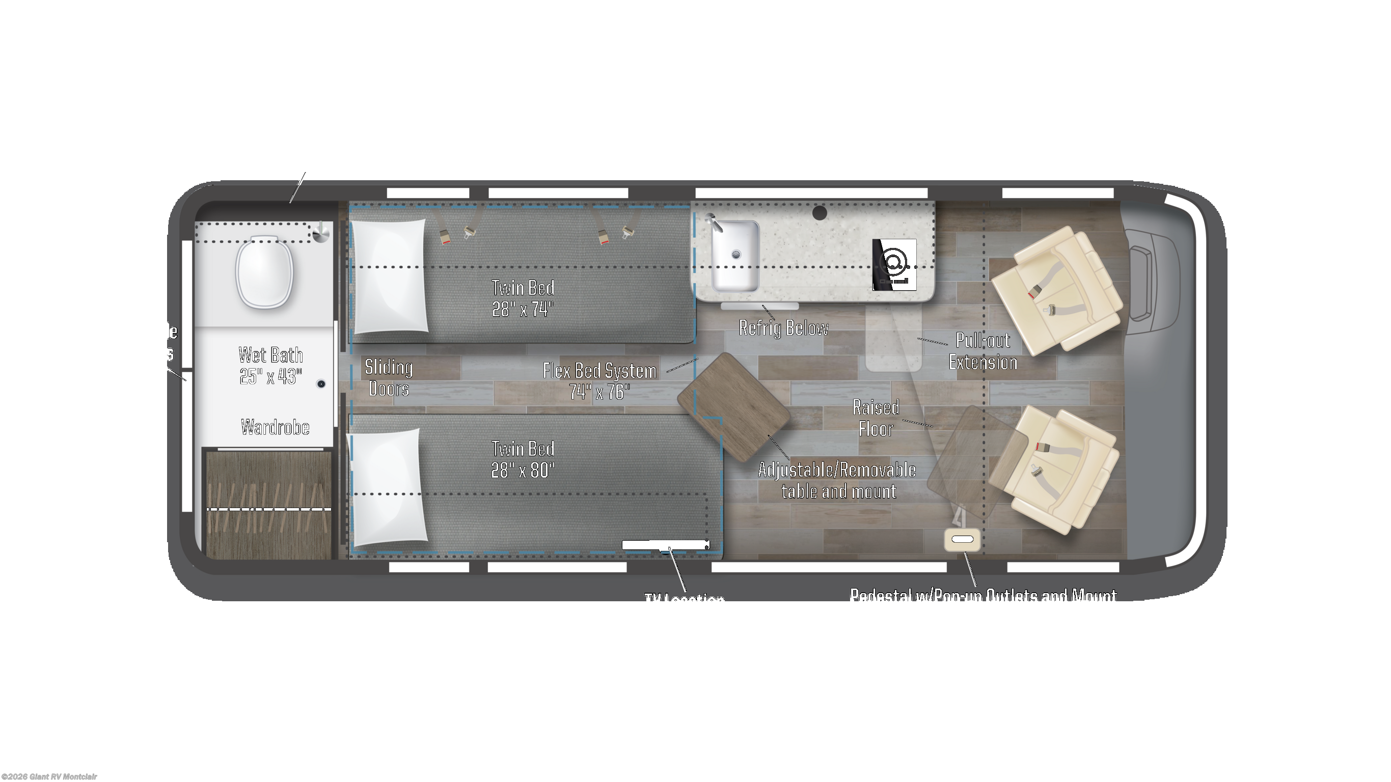 Call now about this 2026 Winnebago Travato 59KL! 2026 Winnebago Travato 59KL - New Class B For Sale by Giant RV in Montclair, California