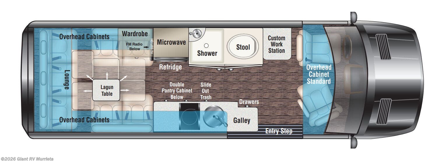 Call now about this 2025 Midwest Passage RV 170 EXT MD2! 2025 Midwest Passage RV 170 EXT MD2 - New Class B For Sale by Giant RV in Murrieta, California