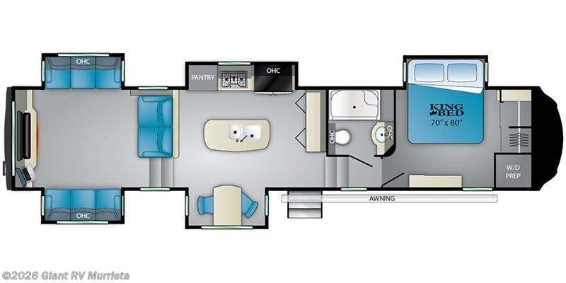 Call now about this 2020 Heartland Bighorn BH 3985 RRD! 2020 Heartland Bighorn BH 3985 RRD - Used Fifth Wheel For Sale by Giant RV in Murrieta, California