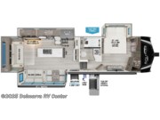 Call now about this 2025 Grand Design Solitude 310GK! Floorplan of 2025 Grand Design Solitude 310GK