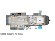 Call now about this 2026 Grand Design Reflection 303RLS! Floorplan of 2026 Grand Design Reflection 303RLS