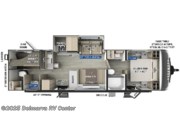 Call now about this 2025 Forest River Rockwood Ultra Lite 2918BH! Floorplan of 2025 Forest River Rockwood Ultra Lite 2918BH