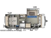 Call now about this 2026 Forest River Rockwood Mini Lite ! Floorplan of 2026 Forest River Rockwood Mini Lite