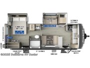 Call now about this 2026 Forest River Rockwood Ultra Lite 2619FK! Floorplan of 2026 Forest River Rockwood Ultra Lite 2619FK