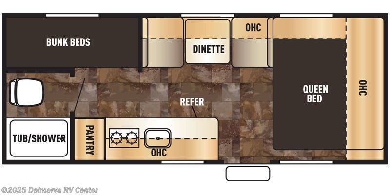 Call now about this 2016 Forest River Wolf Pup 16BHS! Floorplan of 2016 Forest River Wolf Pup 16BHS