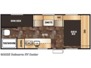 Call now about this 2016 Forest River Wolf Pup 16BHS! Floorplan of 2016 Forest River Wolf Pup 16BHS
