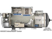 Call now about this 2025 Forest River Rockwood Ultra Lite 2606WS! Floorplan of 2025 Forest River Rockwood Ultra Lite 2606WS