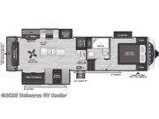 Call now about this 2025 Keystone Cougar 290RLS! Floorplan of 2025 Keystone Cougar 290RLS