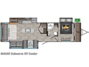 Call now about this 2025 CrossRoads Sunset Trail SS330SI! Floorplan of 2025 CrossRoads Sunset Trail SS330SI