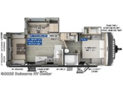 Call now about this 2025 Forest River Rockwood Ultra Lite 2618RD! Floorplan of 2025 Forest River Rockwood Ultra Lite 2618RD