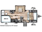 Call now about this 2018 Forest River Wildwood Heritage Glen Hyper-Lyte 24BHHL! Floorplan of 2018 Forest River Wildwood Heritage Glen Hyper-Lyte 24BHHL