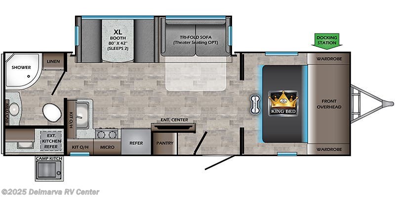 Call now about this 2020 CrossRoads Sunset Trail Super Lite SS253RB! Floorplan of 2020 CrossRoads Sunset Trail Super Lite SS253RB