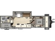 Call now about this 2026 Forest River Vibe Extreme Lite 2600BH! Floorplan of 2026 Forest River Vibe Extreme Lite 2600BH