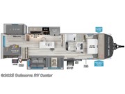 Call now about this 2026 Grand Design Reflection 312BHTS! Floorplan of 2026 Grand Design Reflection 312BHTS