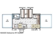 Call now about this 2017 Forest River Rockwood High Wall HW276! Floorplan of 2017 Forest River Rockwood High Wall HW276
