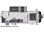 Call now about this 2021 Keystone Cougar Half-Ton East 26RBS! Floorplan of 2021 Keystone Cougar Half-Ton East 26RBS