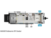 Call now about this 2026 Grand Design Momentum MAV 27MAV! Floorplan of 2026 Grand Design Momentum MAV 27MAV
