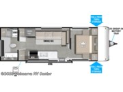 Call now about this 2026 Forest River Wildwood FSX 233RBLE! Floorplan of 2026 Forest River Wildwood FSX 233RBLE