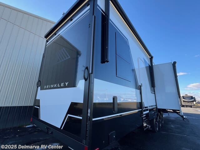 Call now about this 2025 Brinkley RV Model G 3970! 2025 Brinkley RV Model G 3970 - Used Toy Hauler For Sale by Delmarva RV Center in Milford, Delaware features Tinted Windows, Solid Surface Countertops, Outside Kitchen, Electric Heat, Propane