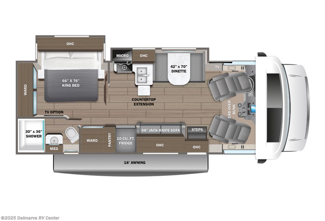 Call now about this 2024 Entegra Coach Esteem 27U! Floorplan of 2024 Entegra Coach Esteem 27U