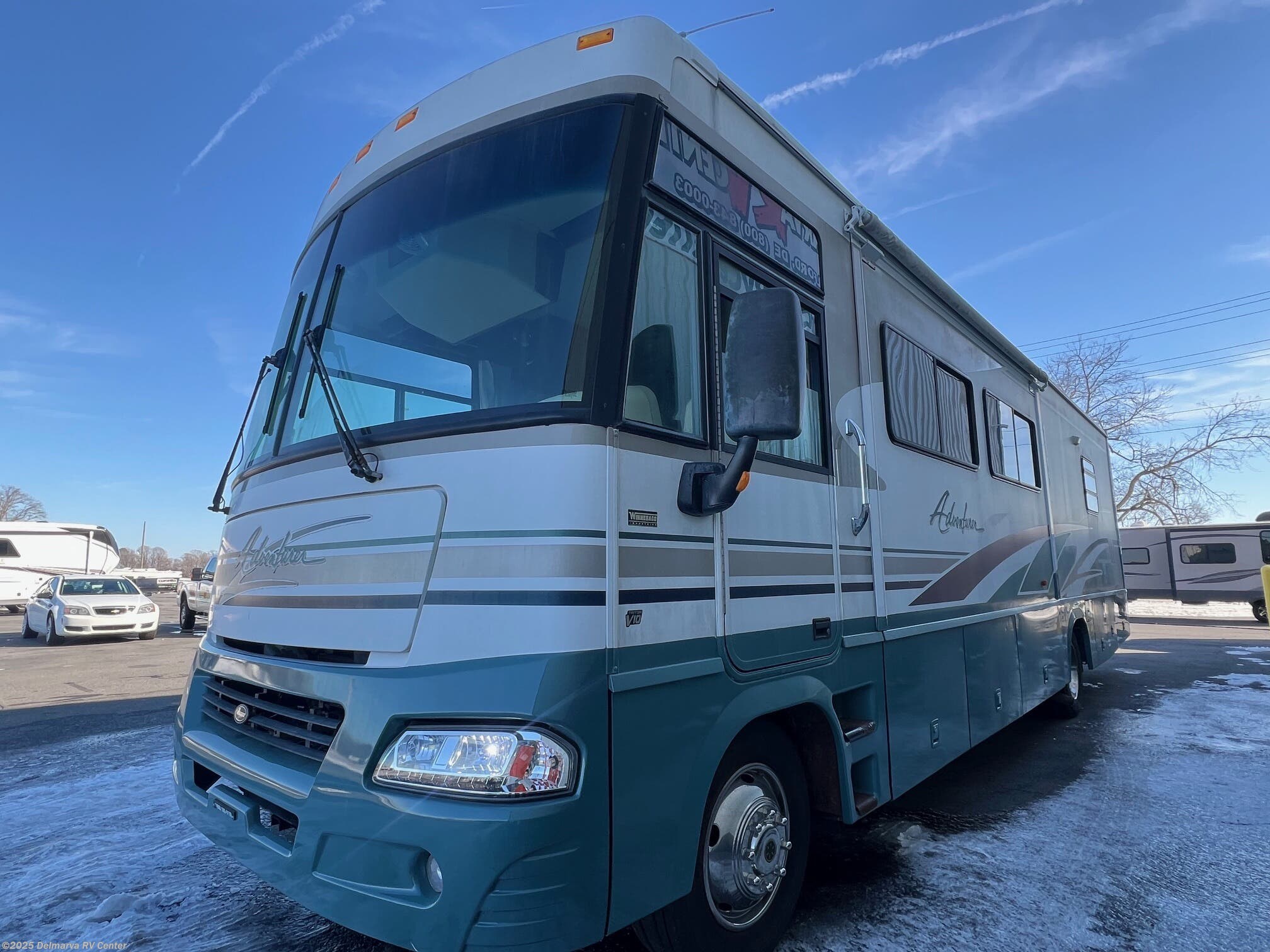 Contact us now about this 2003 Winnebago Adventurer 33V! 2003 Adventurer 33V by Winnebago from Delmarva RV Center (Milford North) in Milford North, Delaware