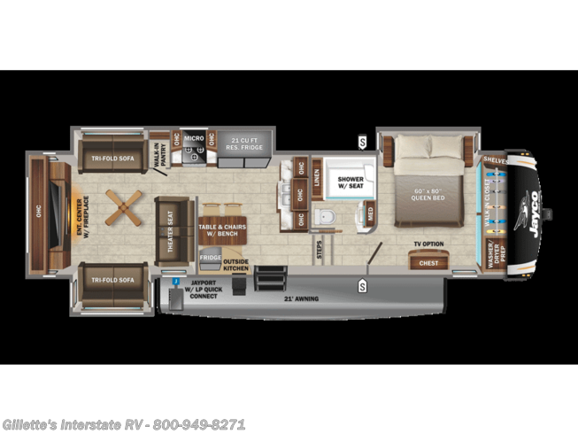 2022 Jayco Eagle 335RDOK - New Fifth Wheel For Sale by Gillette
