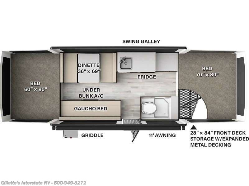Call now about this 2025 Forest River Flagstaff MAC Series 228MT! 2025 Forest River Flagstaff MAC Series 228MT - New Popup For Sale by Gillette's Interstate RV in Haslett, Michigan