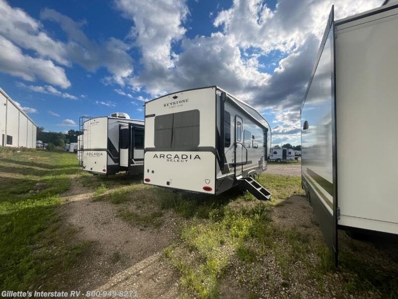 Contact us now about this 2026 Keystone Arcadia Select 25SRD! 2026 Arcadia Select 25SRD by Keystone from Gillette's Interstate RV in Haslett, Michigan