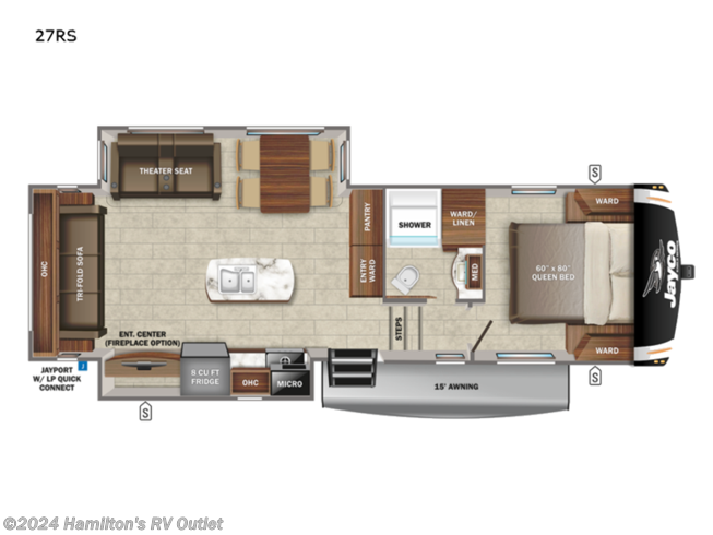2023 Jayco Eagle HT 27RS - New Fifth Wheel For Sale by Hamilton
