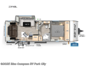 Call now about this 2025 Forest River Cherokee Grey Wolf Black Label 23MKBL! 2025 Forest River Cherokee Grey Wolf Black Label 23MKBL - New Travel Trailer For Sale by Blue Compass RV Park City in Park City, Kansas features Slideout