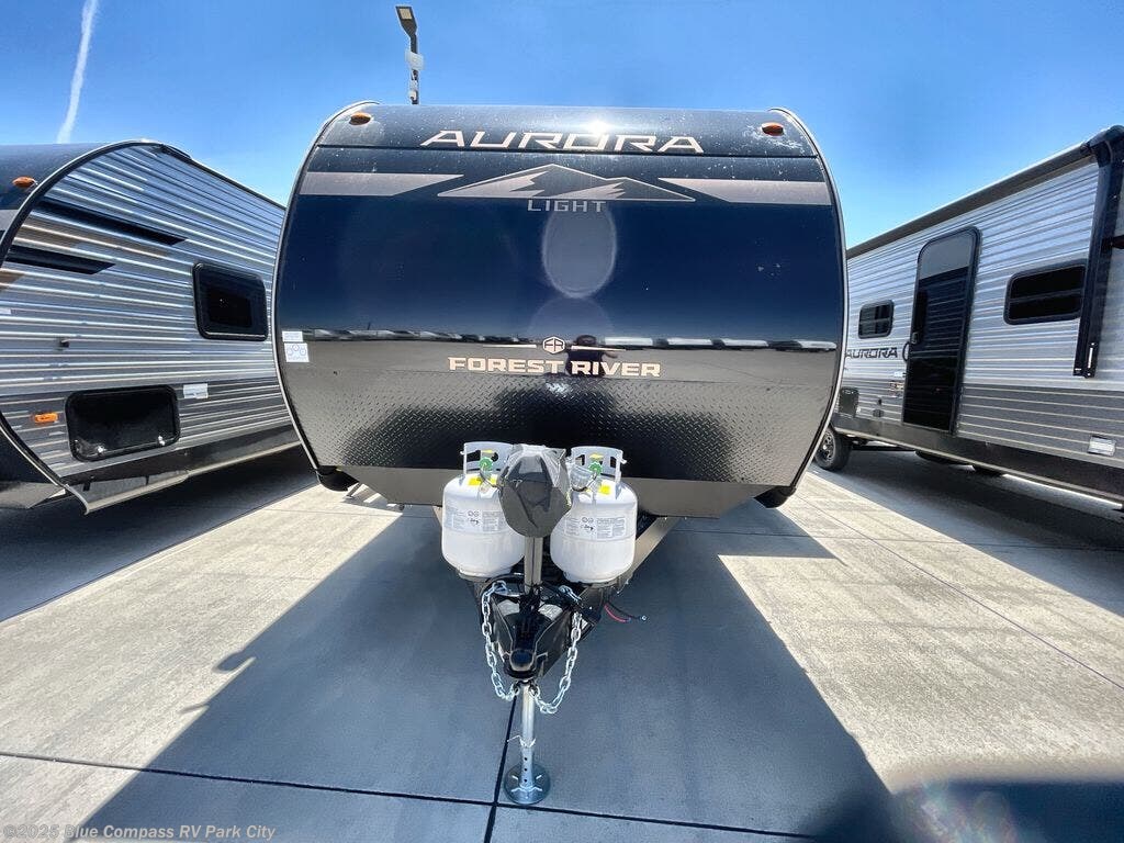 Contact us now about this 2025 Forest River Aurora Light 26BHS! 2025 Aurora Light 26BHS by Forest River from Blue Compass RV Park City in Park City, Kansas